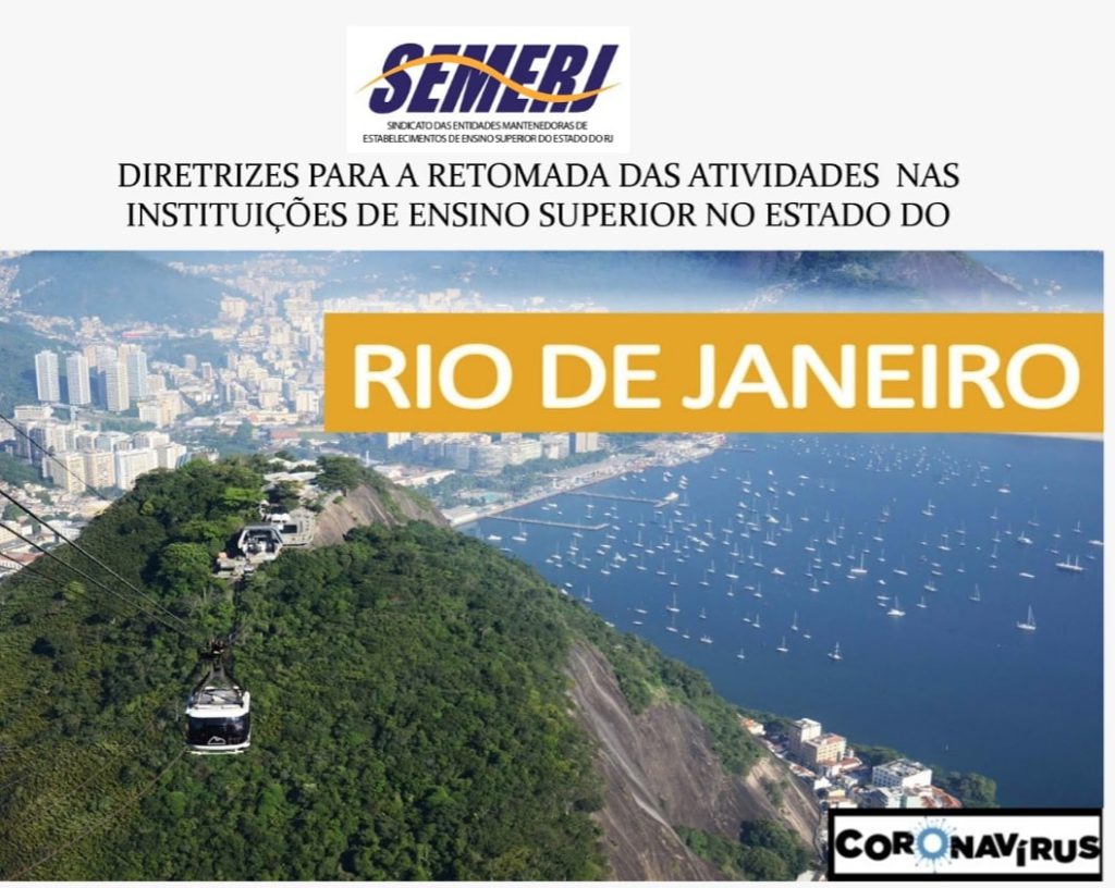 Diretrizes para o Plano de retomada as atividades para instituições do ensino superior no Estado do Rio de Janeiro