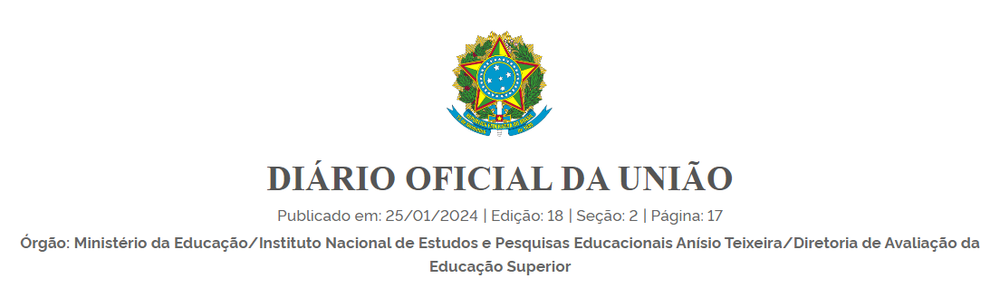 INEP Nomeia Membros Das Comissões Assessoras Para Estudos De Revisão ...