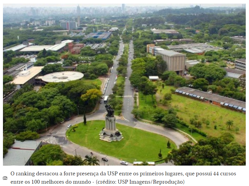 Brasil tem 22 cursos de ensino superior entre os 50 melhores do mundo